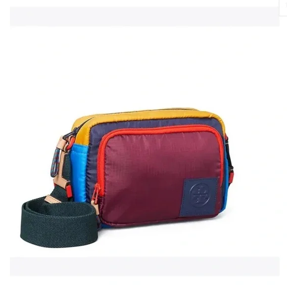 Tory Burch ripstop nylon colorblock crossbody - Picture 2 of 11